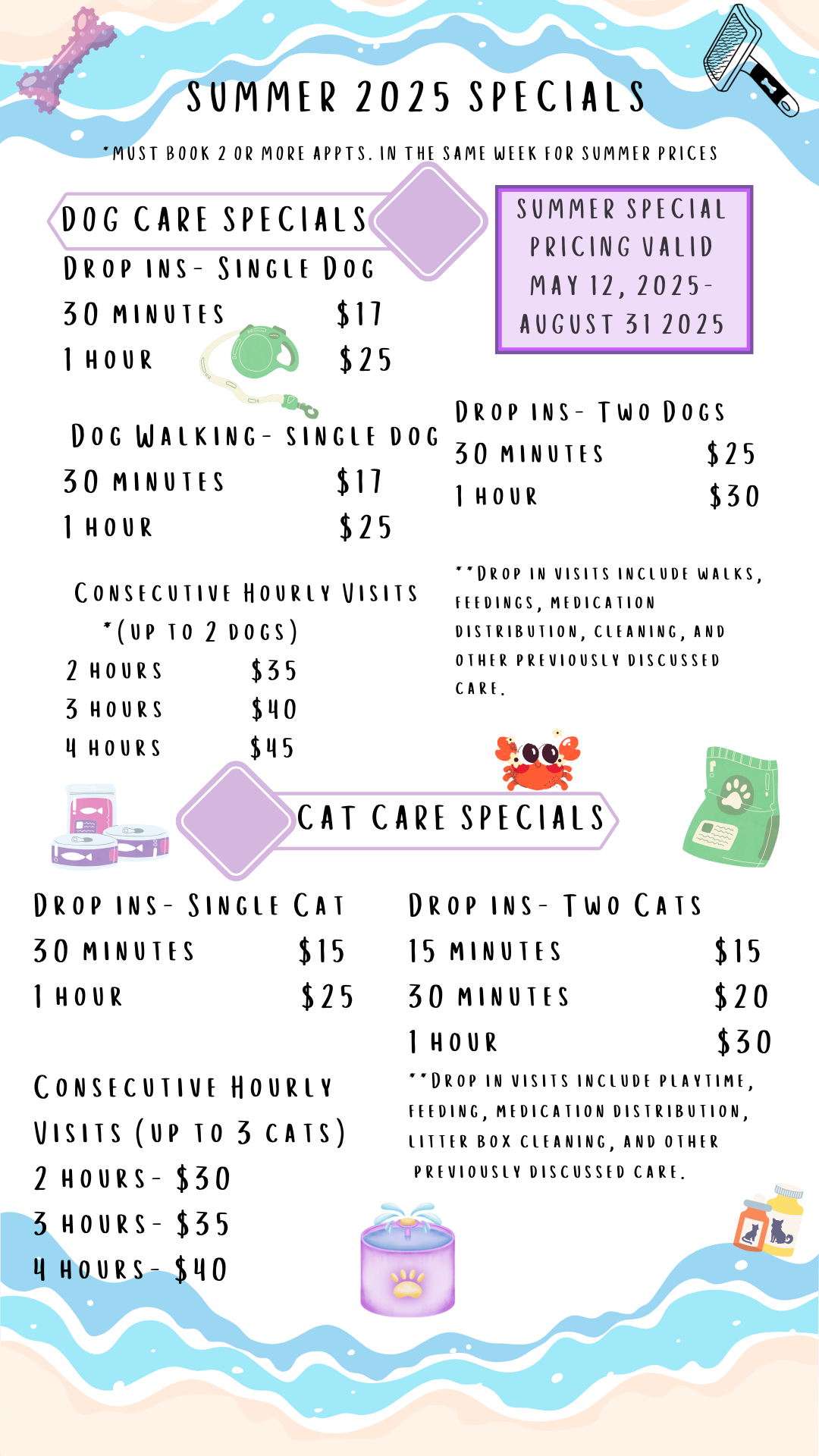 Summer 2025 Specials